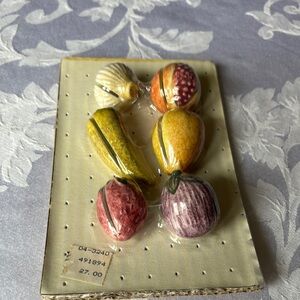 Fruit & Vegetable Place Card Holders